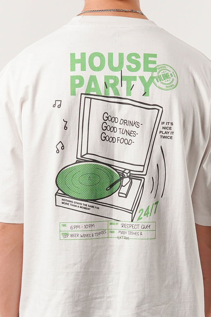 Box Fit Tee - White