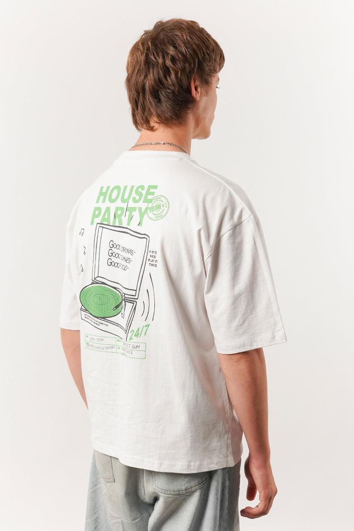 Box Fit Tee - White