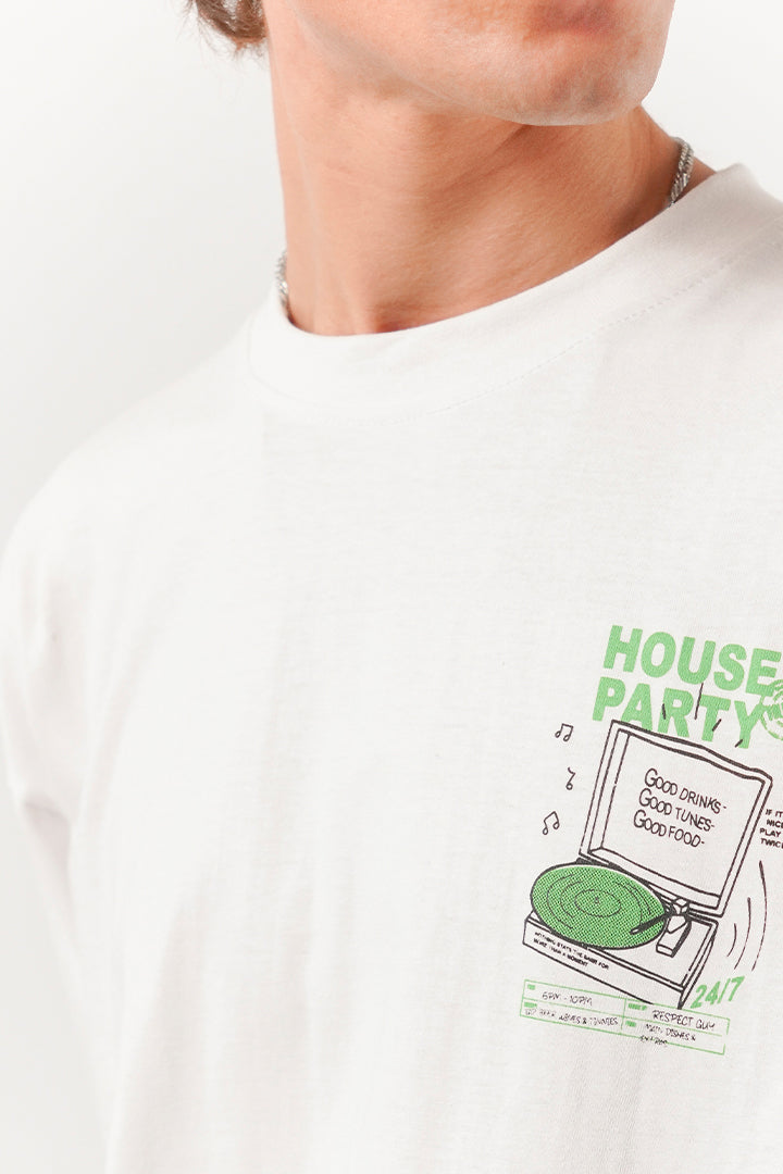 Box Fit Tee - White
