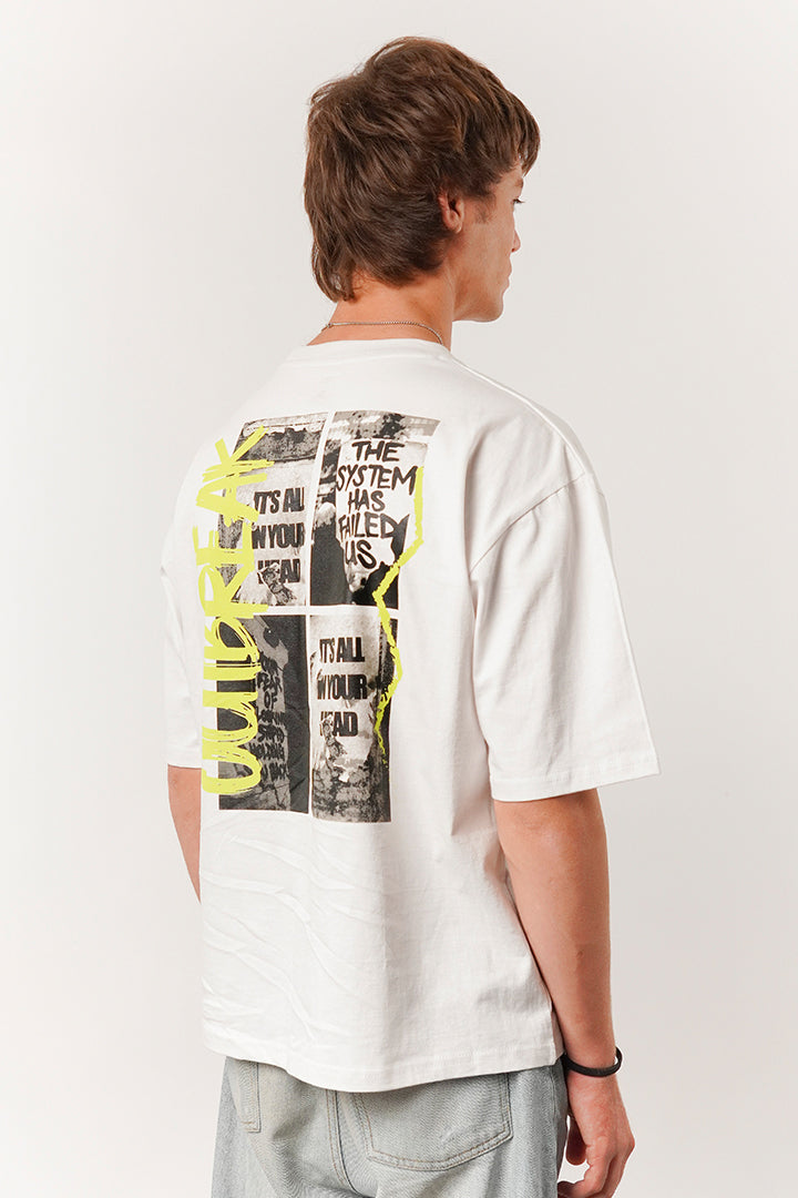 Box Fit Tee - White