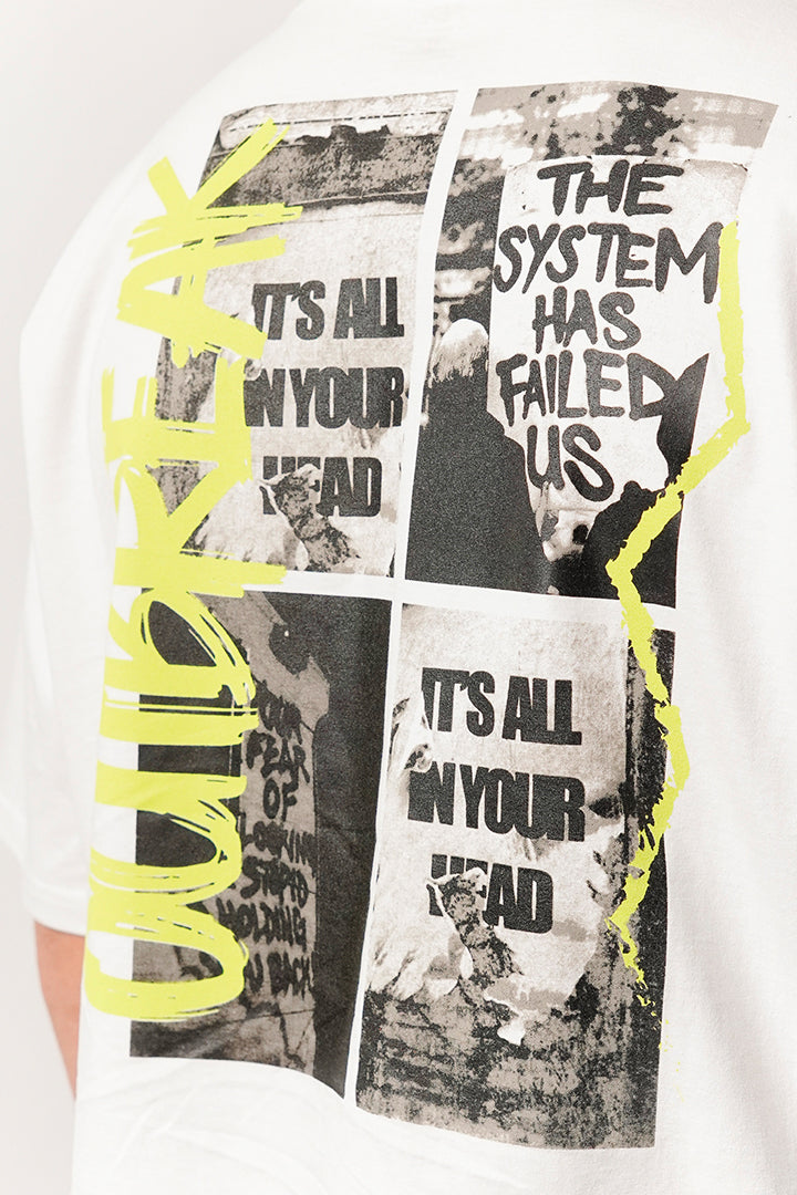 Box Fit Tee - White